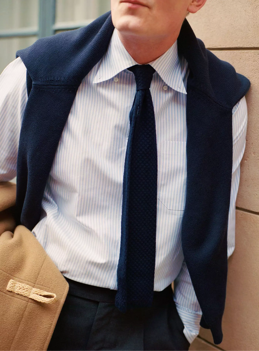 man in OCBD shirt from A.D.Sartoria 